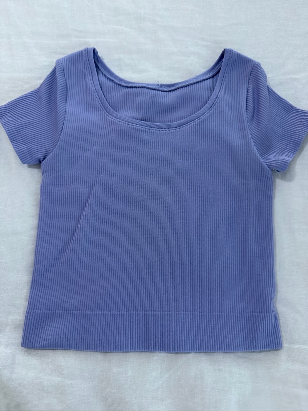 Athleta Girl Rise Above Rib Scoop Tee